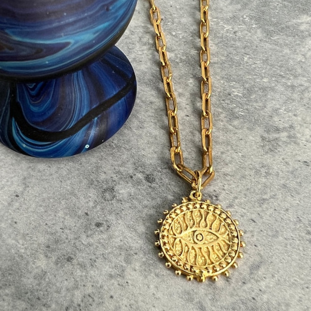 Karma and Luck Protected Blessing Double Sided Necklace